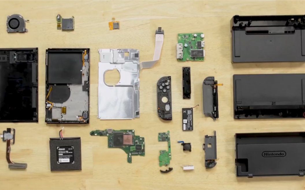 任天堂nintendoswitchlite拆机评测ifixit硬件升级可修复性降低