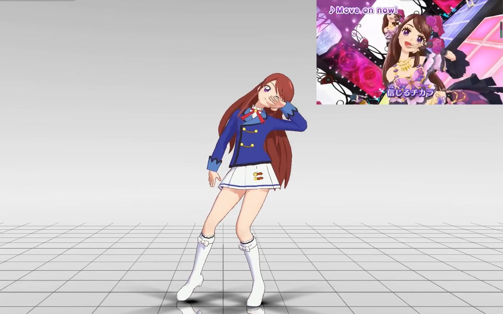 [图][MMD] [Aikatsu] Move On Now (Motion Data Convertion )(DL) 偶像活动 紫吹兰