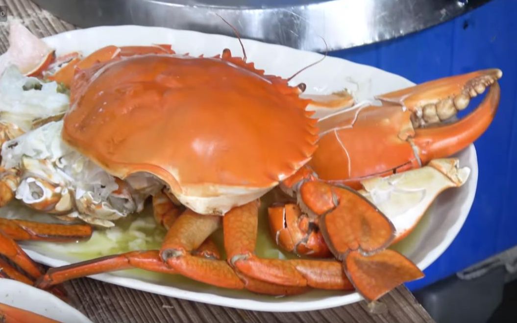 新加坡街头美食新加坡姑妈家私房菜的鲜椒蟹