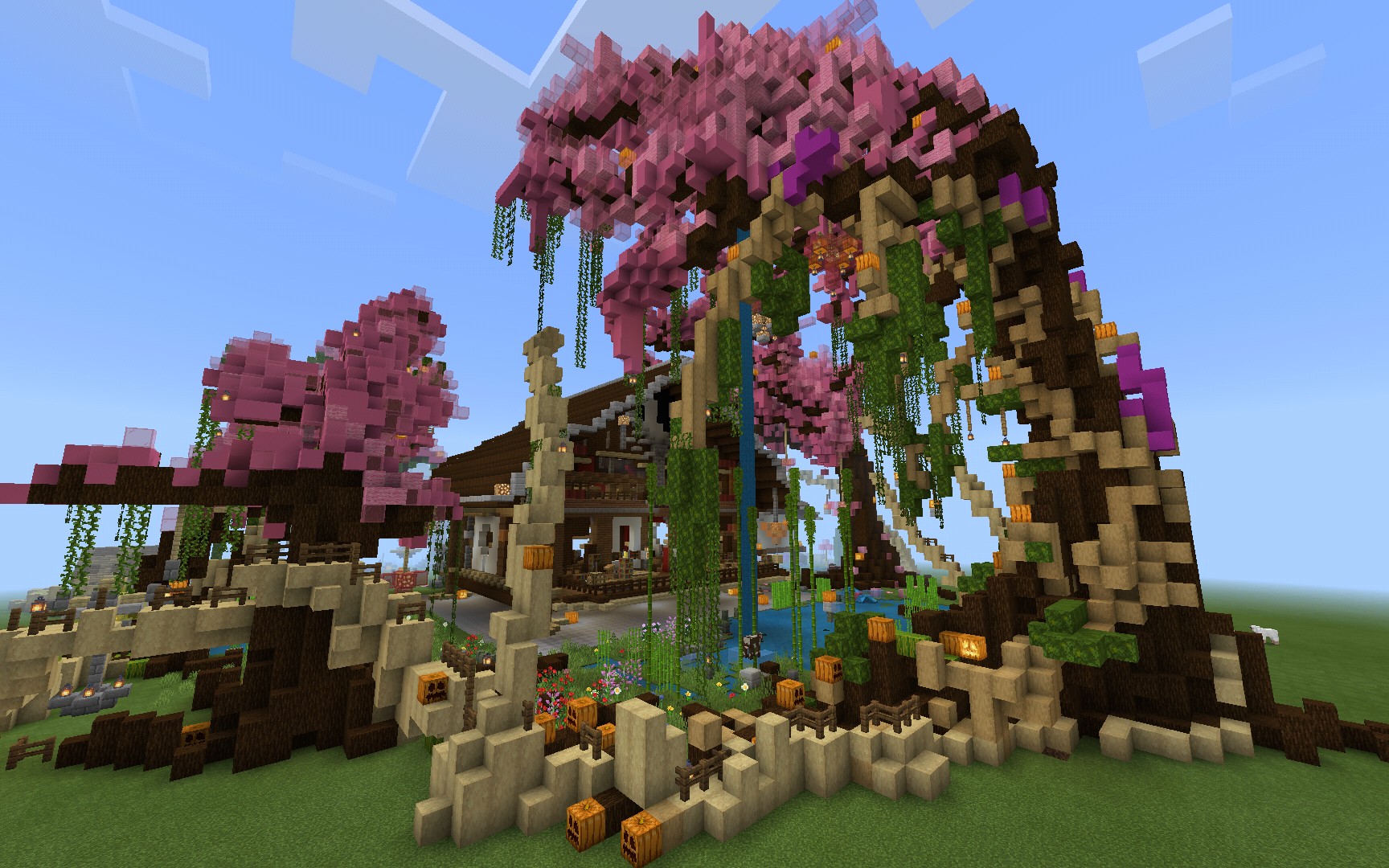 我的世界老玩家的建筑这个博丽神社不太一样