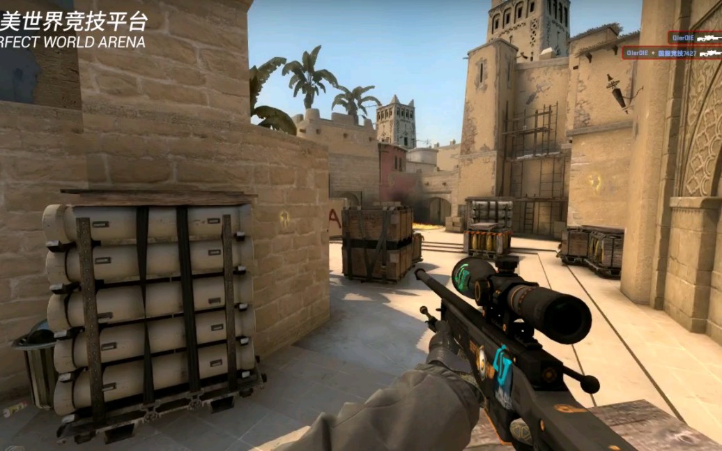 【csgo】白银四 mirage awp 4k