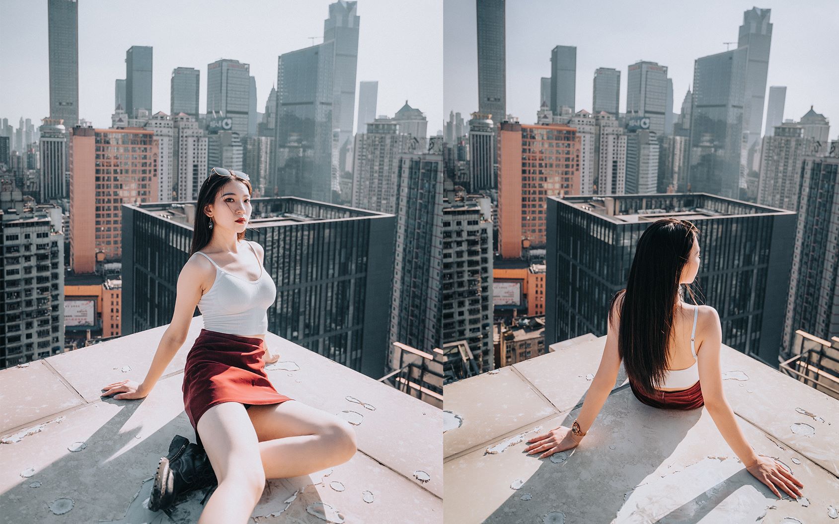 城市高楼人像摄影 | vlog | 第一人称 | 字幕