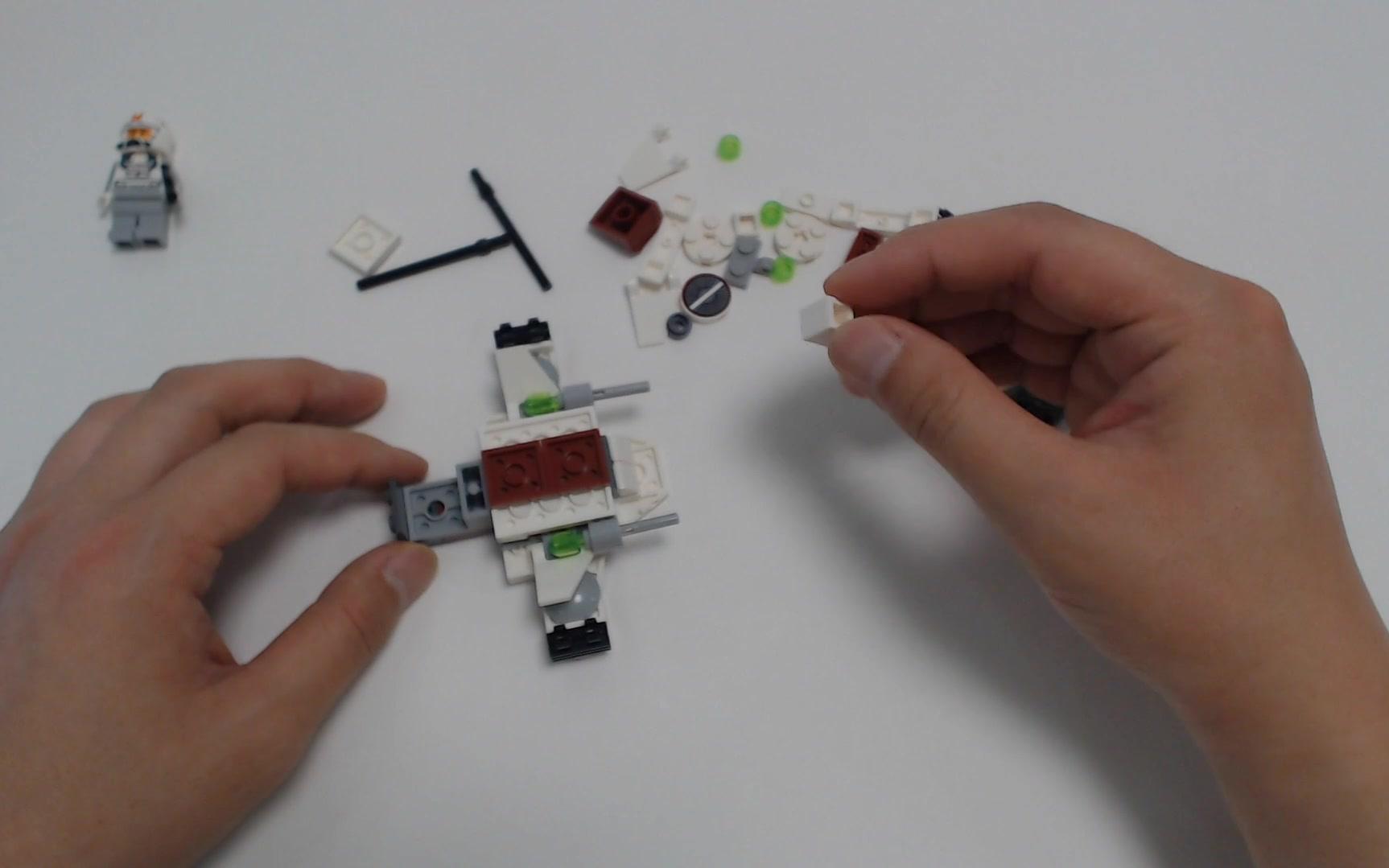 lego砖家测评乐高75072星战系列arc170战机