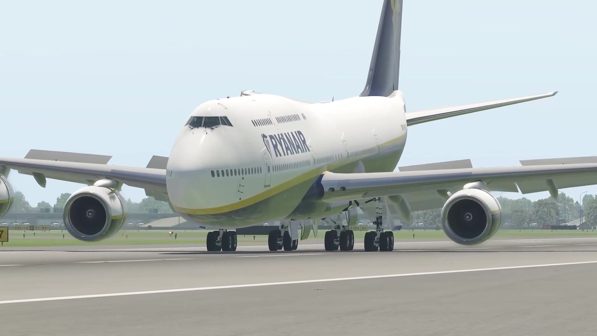机长驾驶无前起落架的波音747紧急着陆 | x-plane 11_哔哩哔哩_bili