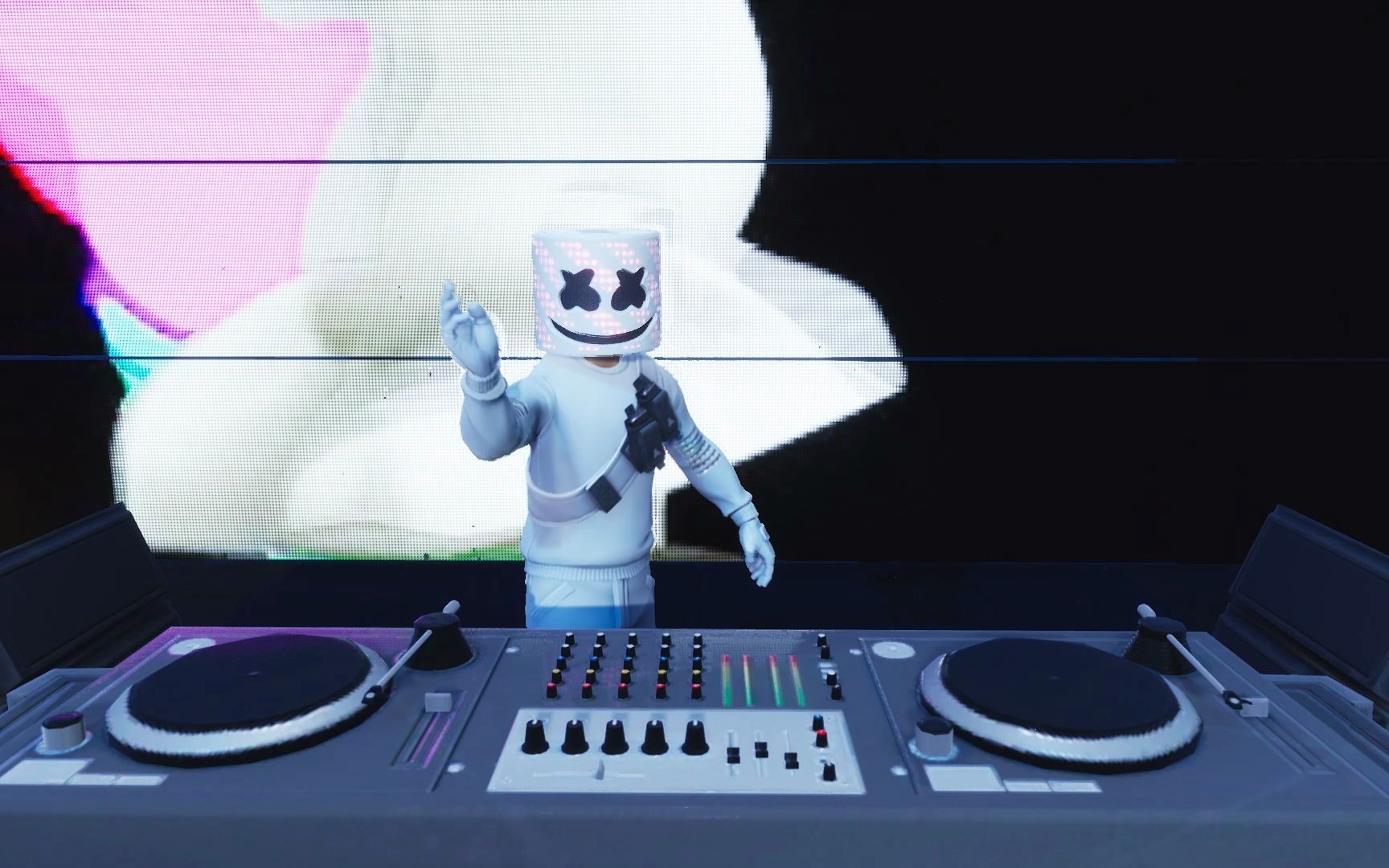 [marshmello]堡垒之夜棉花糖现场 老棉近机位打碟_哔哩哔哩 (゜-゜)つ