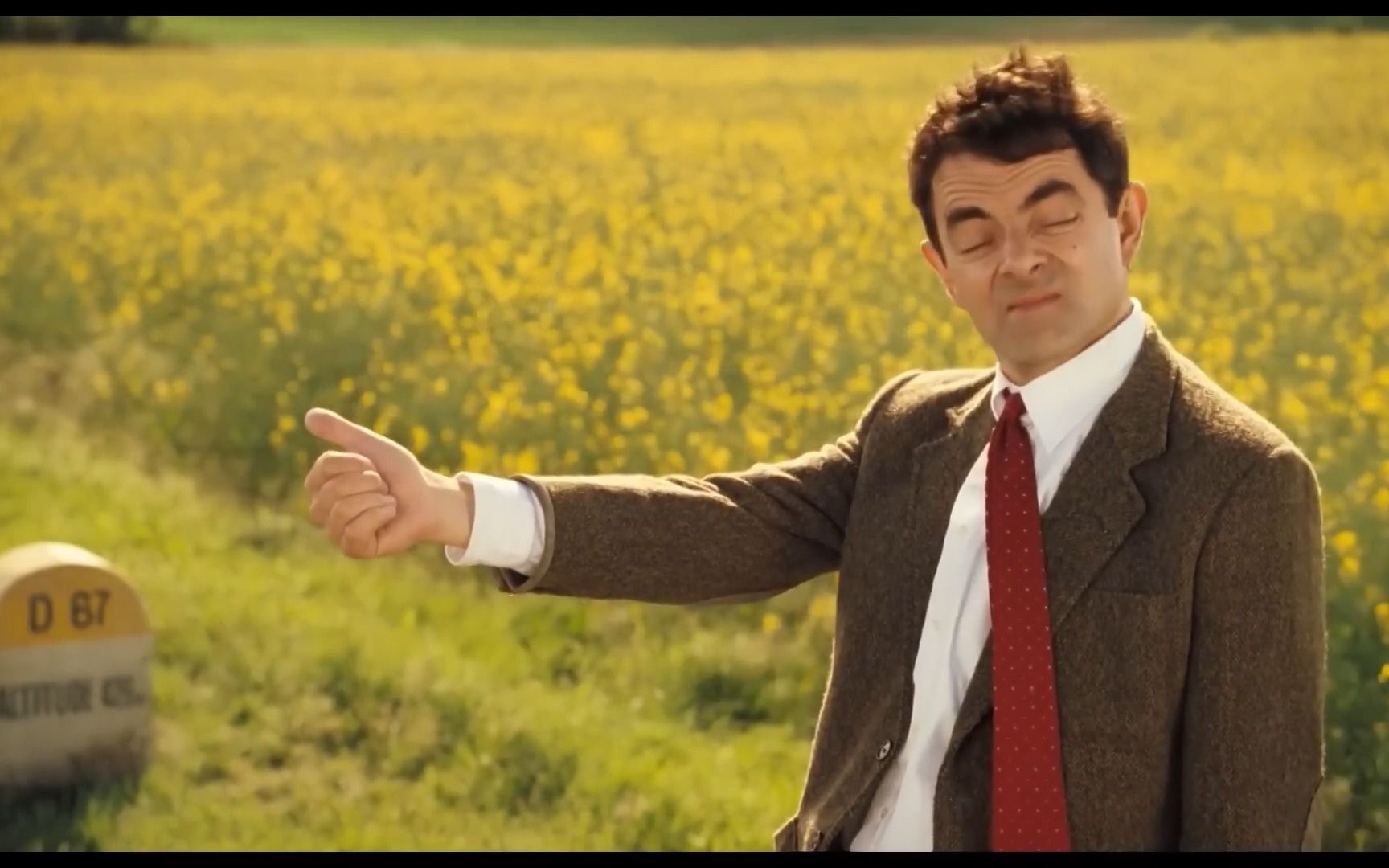 【憨豆先生】有人能载憨豆先生一程吗?憨豆先生的假期-搞笑片段