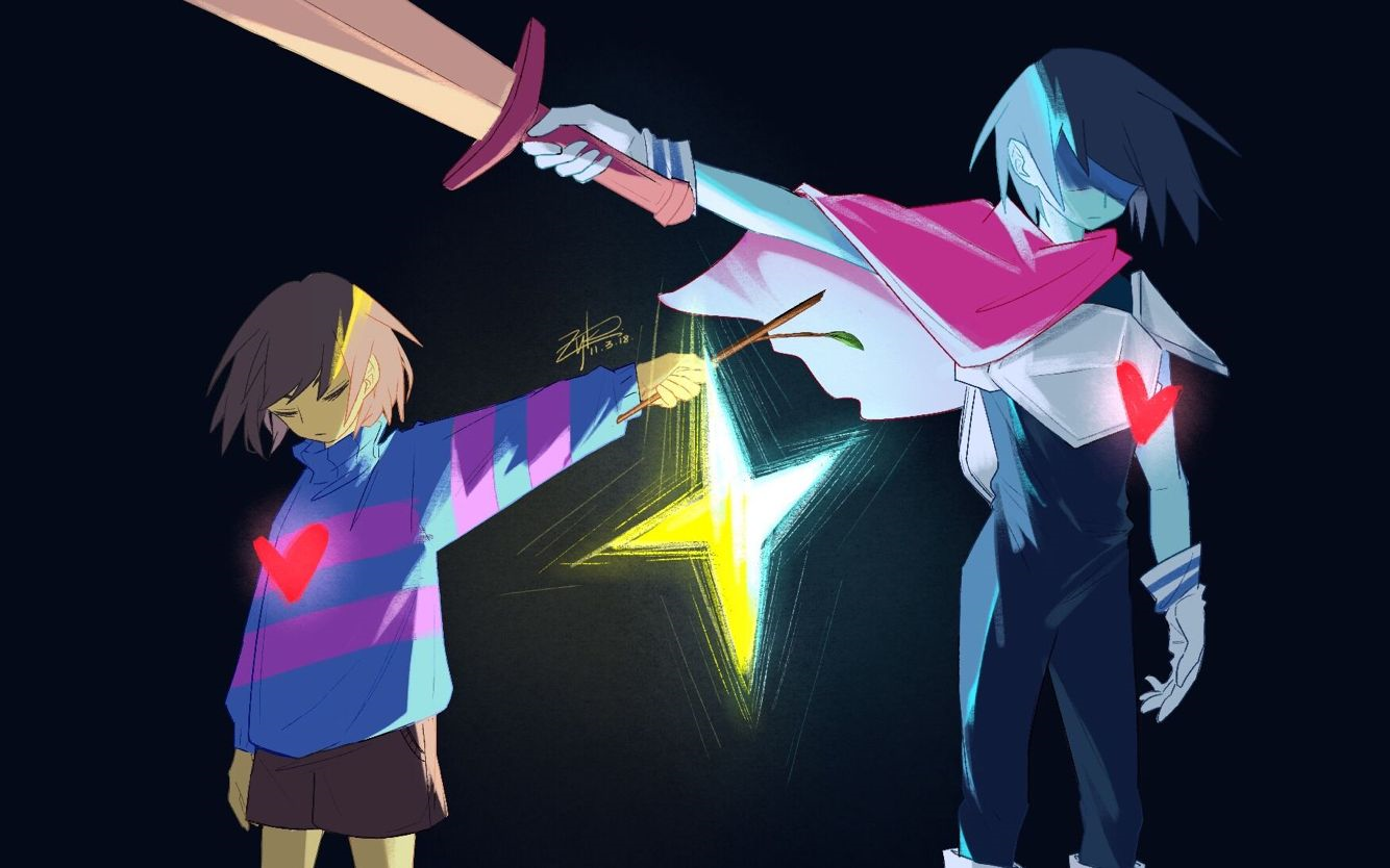 难道这场战斗真的没有好结局吗【deltarune frisk battle】屠杀线(附