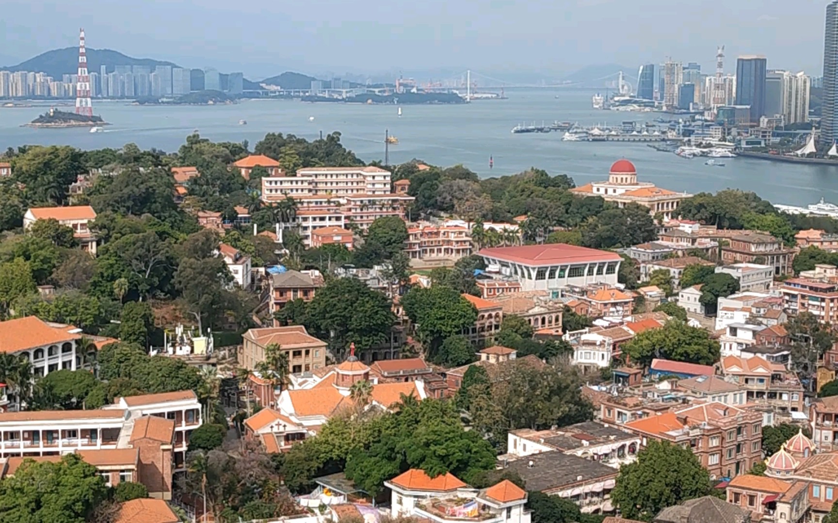 鼓浪屿日光岩俯瞰