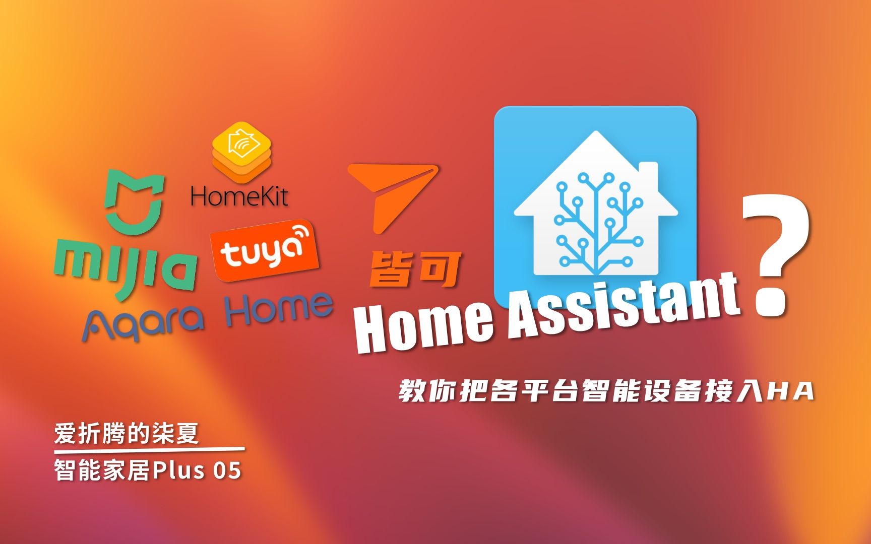 [图]万物皆可HA？教你把各平台的智能设备接入 Home Assistant 教程 柒夏的智能家居Plus05