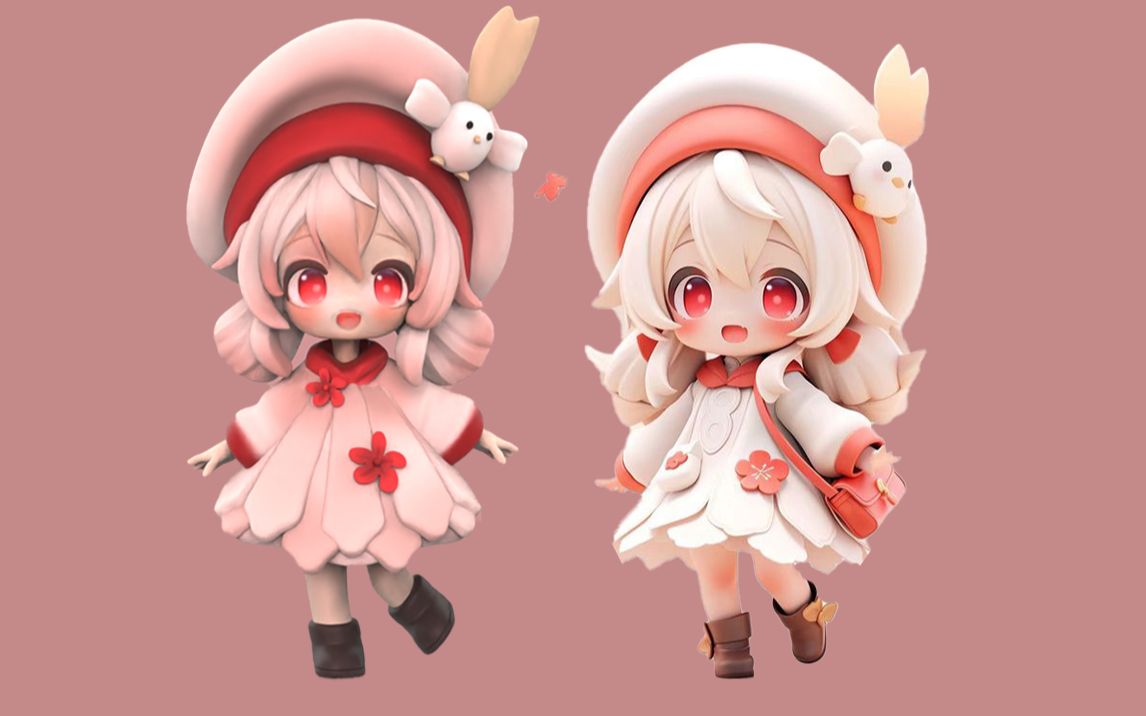 【zbrush雕刻】原神游戏超萌可莉3d游戏角色雕刻手办建模教程