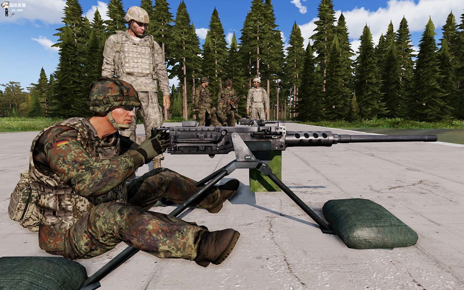 【arma3】hey,its a machine gun!