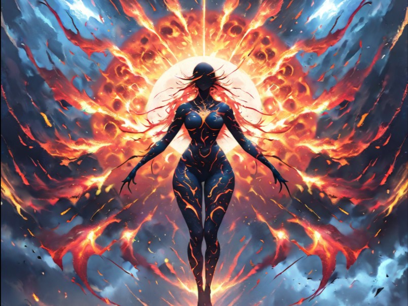 (ai绘图)太阳女神3