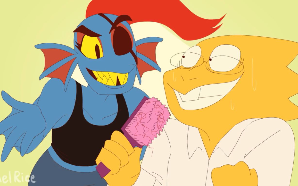 【undertale】传说之下-动画fishy love 音乐(搬运)