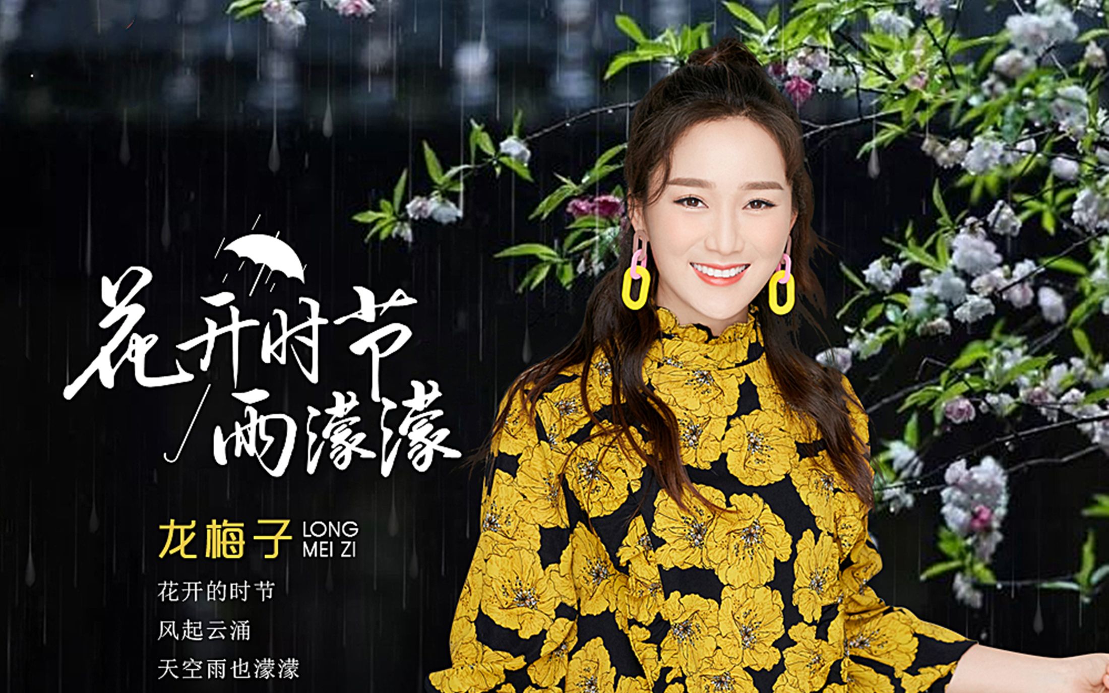 [图]龙梅子，新情歌，花开时节雨濛濛