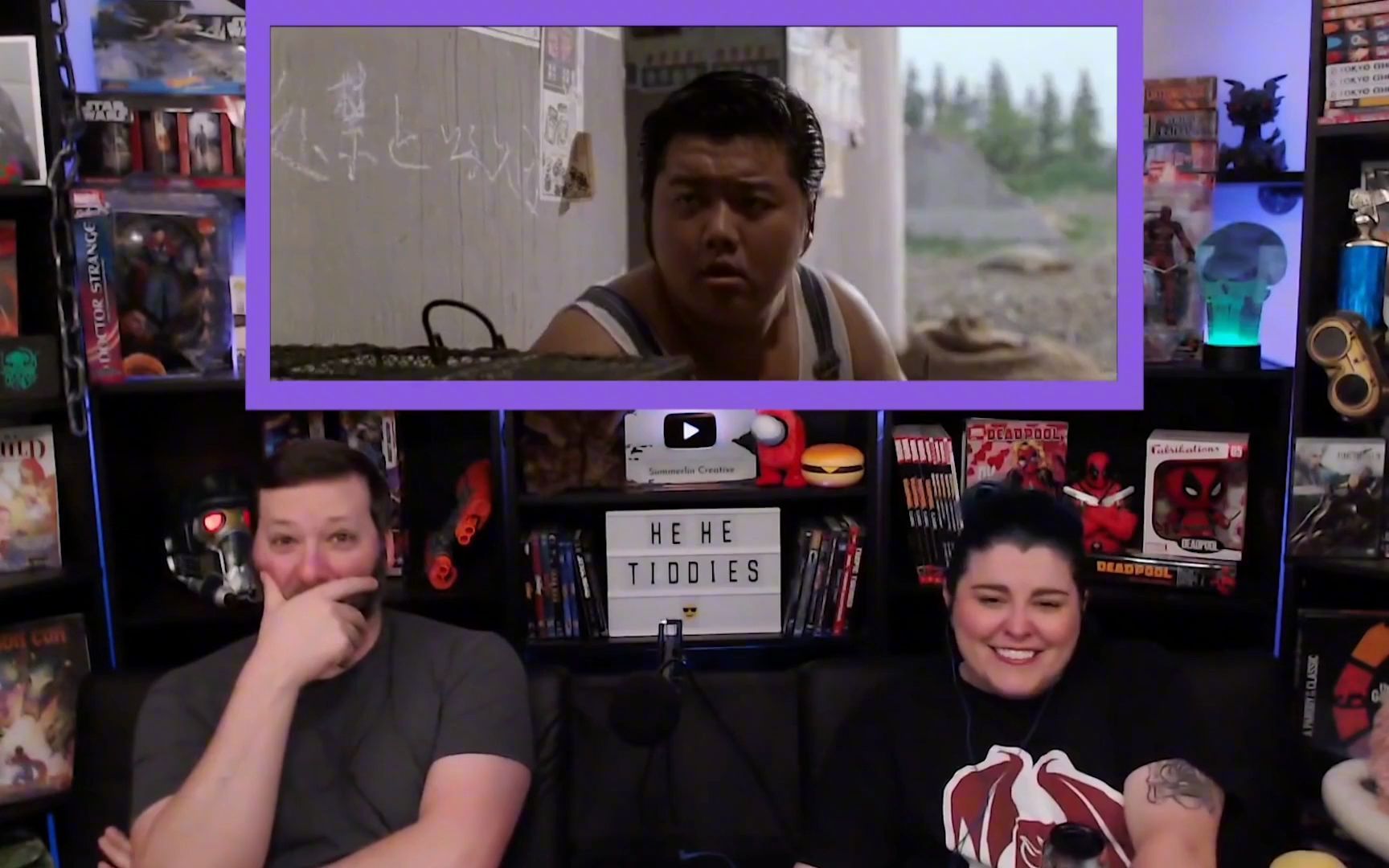 外国夫妻看周星驰功夫电影反应这大姐笑声太魔性这是要下蛋