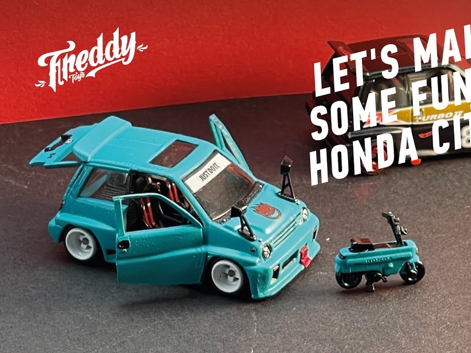 【转载】【Freddy Collector】风火轮改装 为Honda City Turbo全开并制作一辆MotoCompo哔哩哔哩bilibili