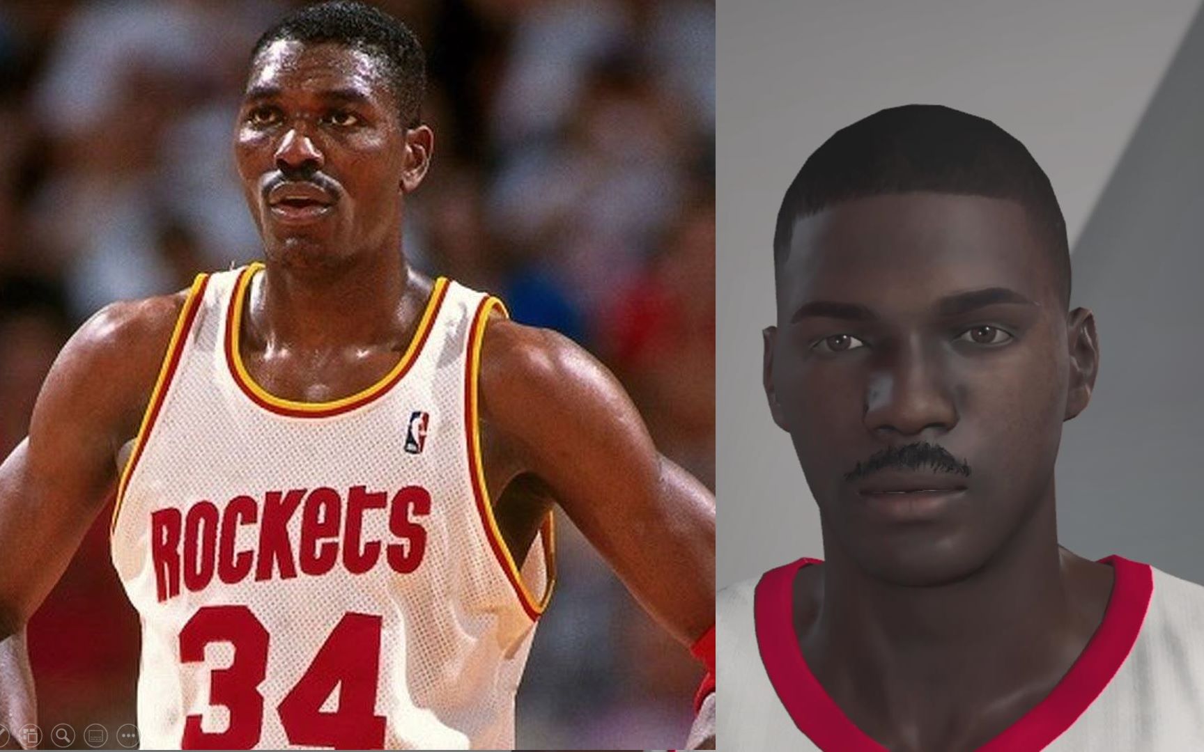 活动作品nba2k20大梦奥拉朱旺捏脸