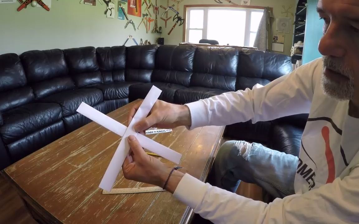 用a4纸制作十字回旋镖,简简单单!