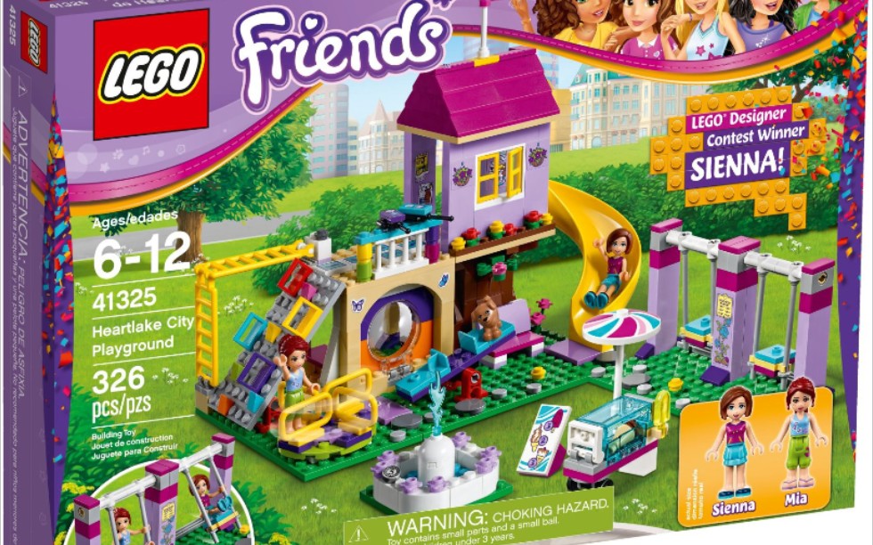 乐高好朋友41325心湖城游乐操场速组评测