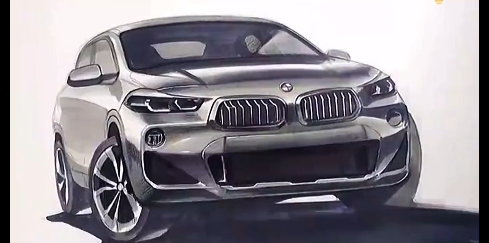 有手就行 素描宝马suv