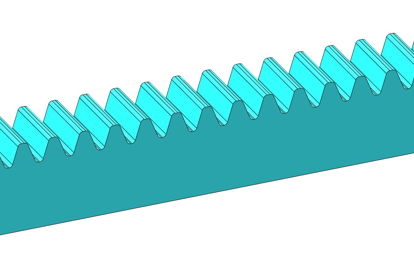 solidworks如何實現直齒條的方程式繪製