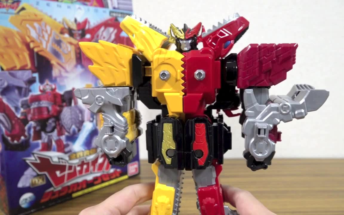 速运全开合体万代dx机界战队全开者机器人测评