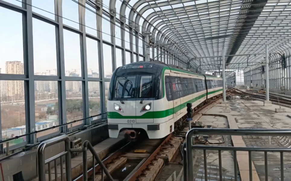 《合肥地铁唯一的高架线》合肥地铁3号线(相城路-文浍苑)侧方展望