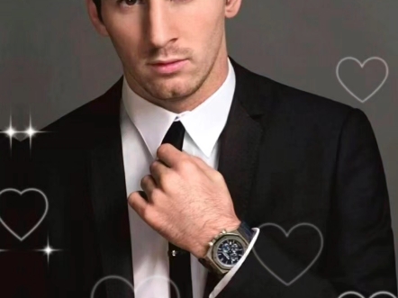 梅西#穿西装打领带,帅!