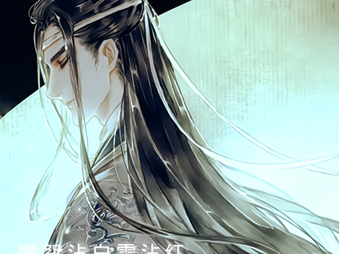 《魔道祖师》‖晴光映雪蓝忘机哔哩哔哩bilibili