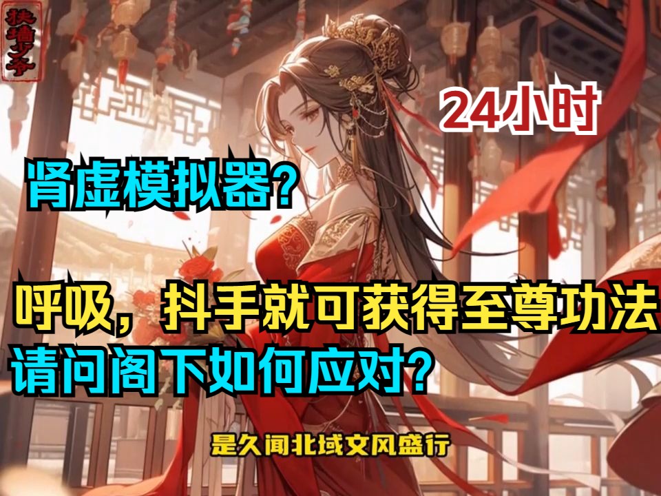 [图]【24小时】《大道至简，我靠呼吸就能变强》靠呼吸，手抖无限变成至尊功法，请问阁下如何应对！一口气看完超级爽文！