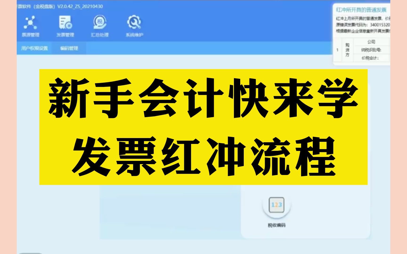 会计实操| 发票操作|新手会计快来学,发票红冲流程!哔哩哔哩bilibili