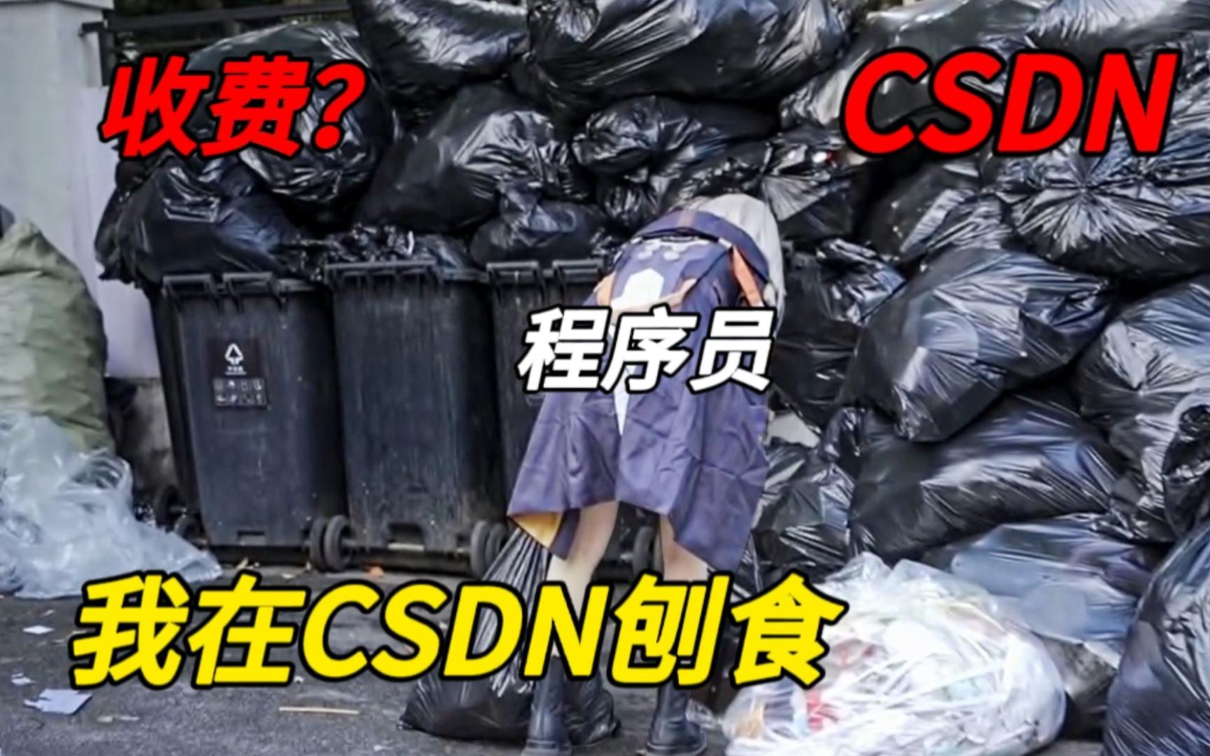 2023年了我还在CSDN里寻觅,CSDN的行为到底有多烂?哔哩哔哩bilibili