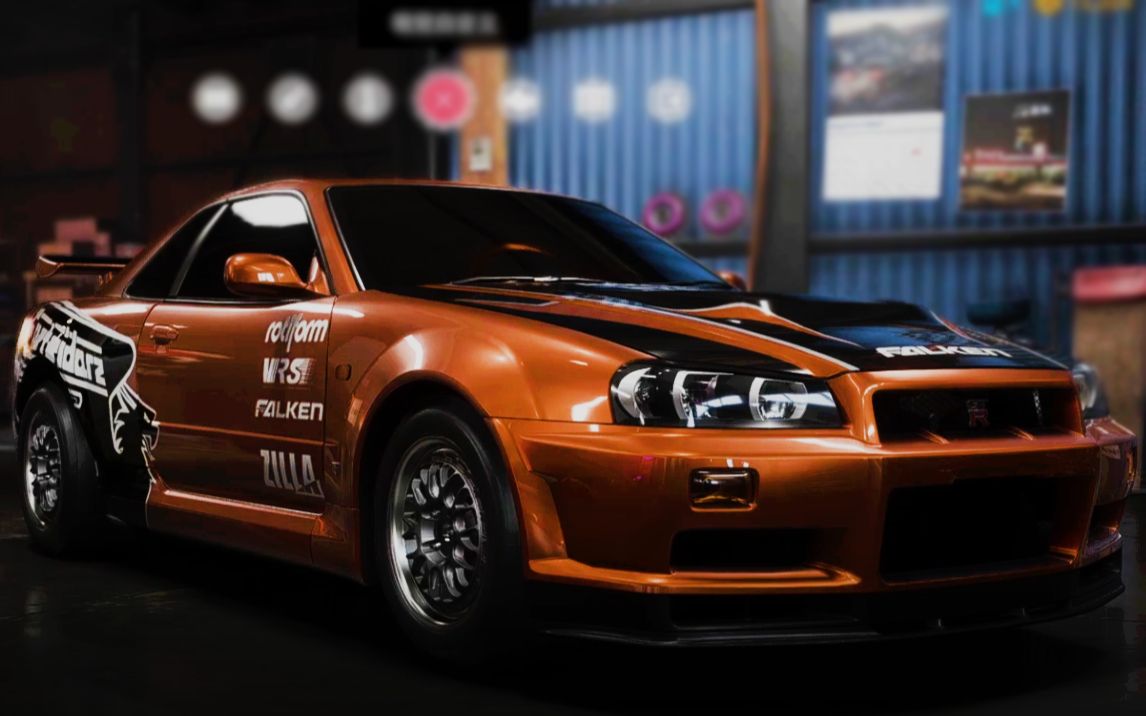 活动  改装一辆艾迪的gtr r34!