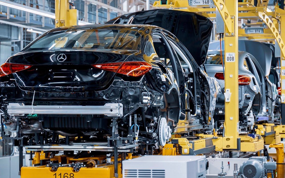 2022 梅赛德斯奔驰c级德国生产工厂 c-class 2022 - production plant