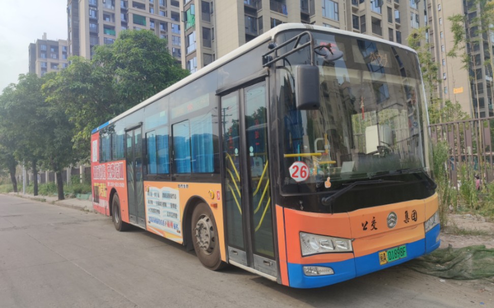 福州公交26路师大(程埔头)到仓山科技园(浦下村委会)原速运营