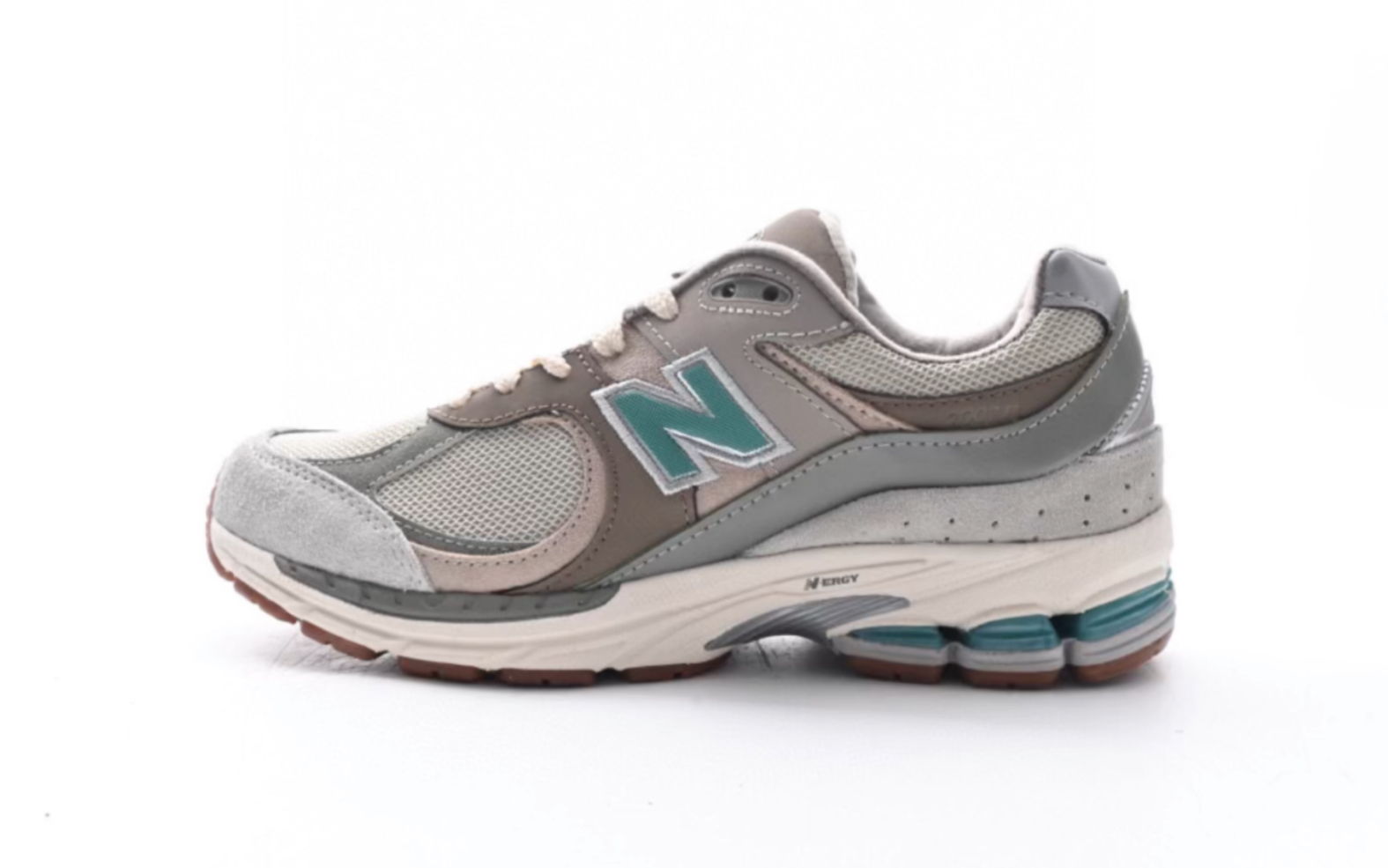 新百伦 atoms x new balance 2002r refined future 米棕绿复古跑步鞋