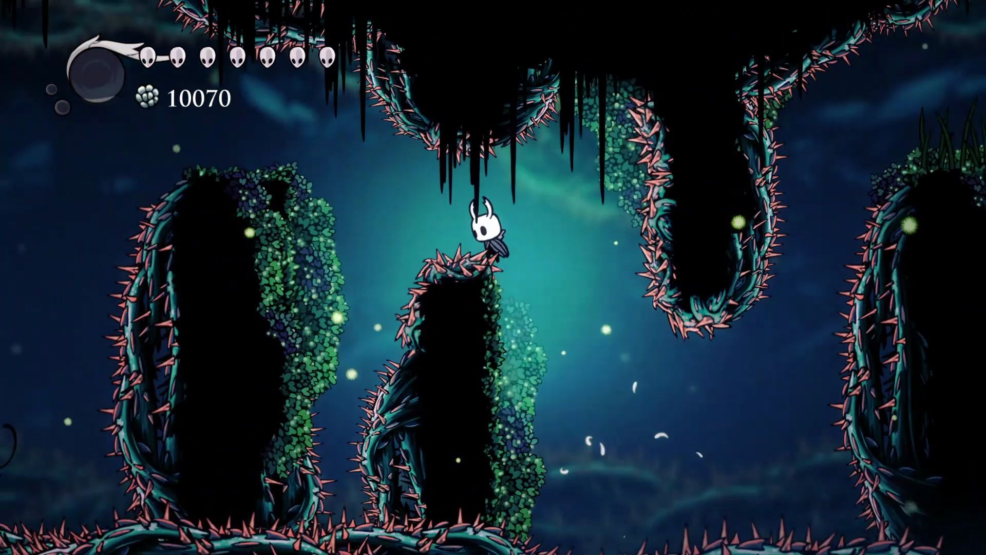 hollowknight空洞骑士苍绿之径强力劈砍