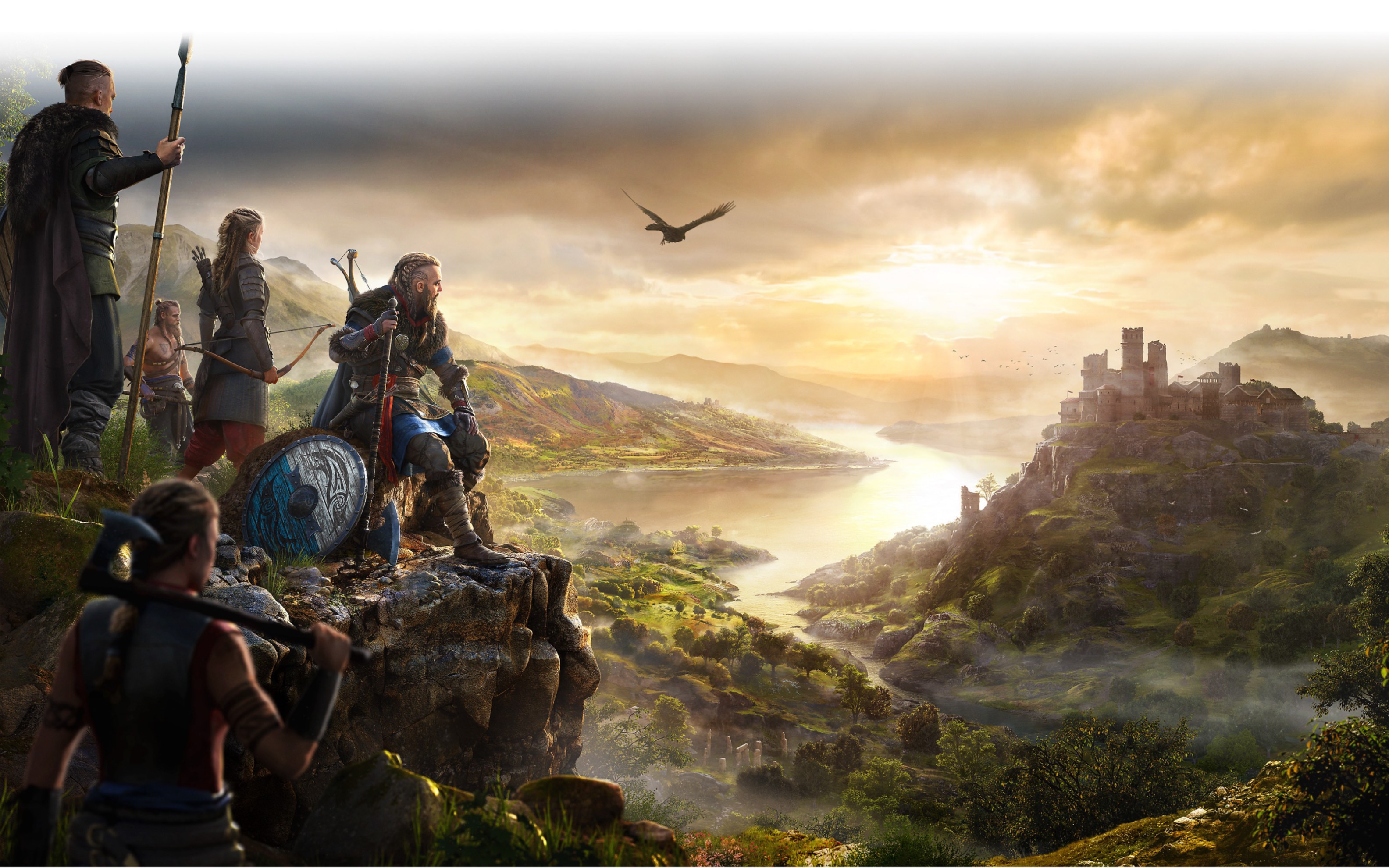 【p1】嘘幻--《刺客信条 英灵殿》剧情流程解说 4k