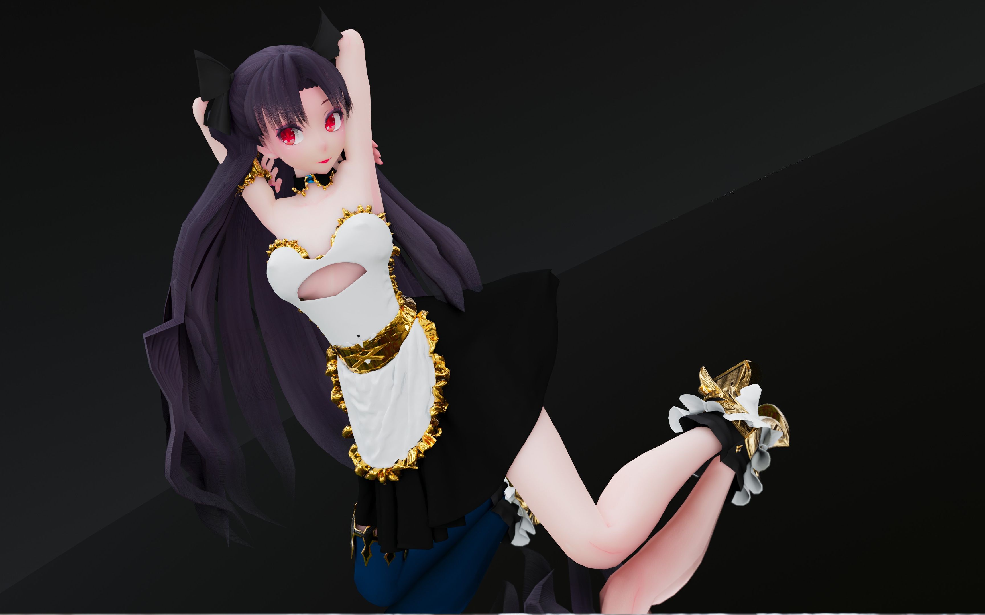 布料结算4k伊斯塔凛居然要身为女神的我穿成这样吗