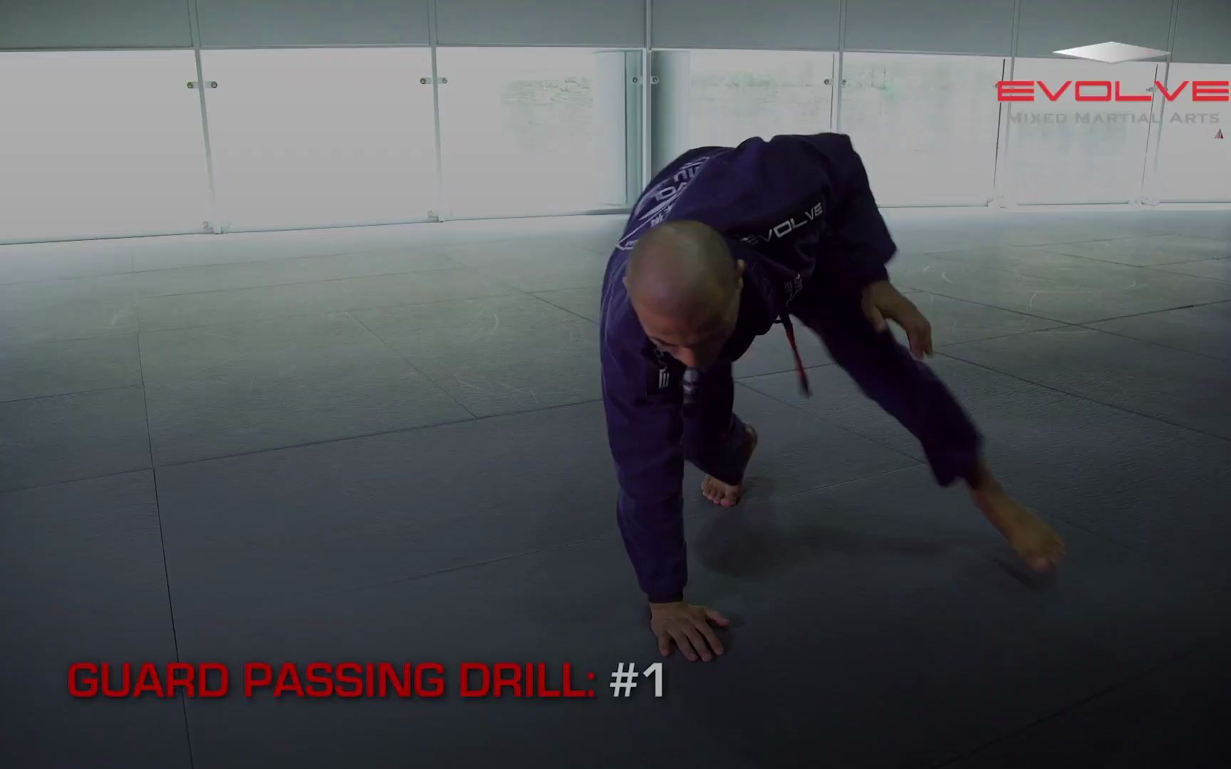 [图]BJJ 5 Solo Guard Passing Drills Evolve战队solo drill