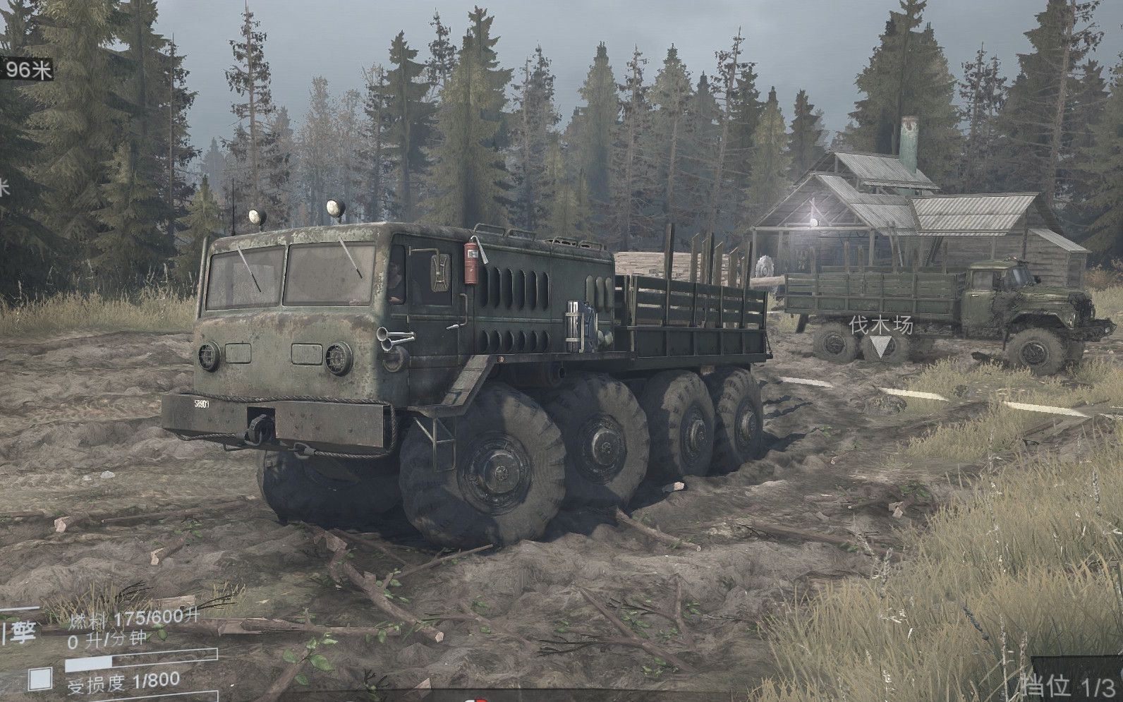 【旋转轮胎】mudrunner泥泞奔驰 | 组车队效率运输