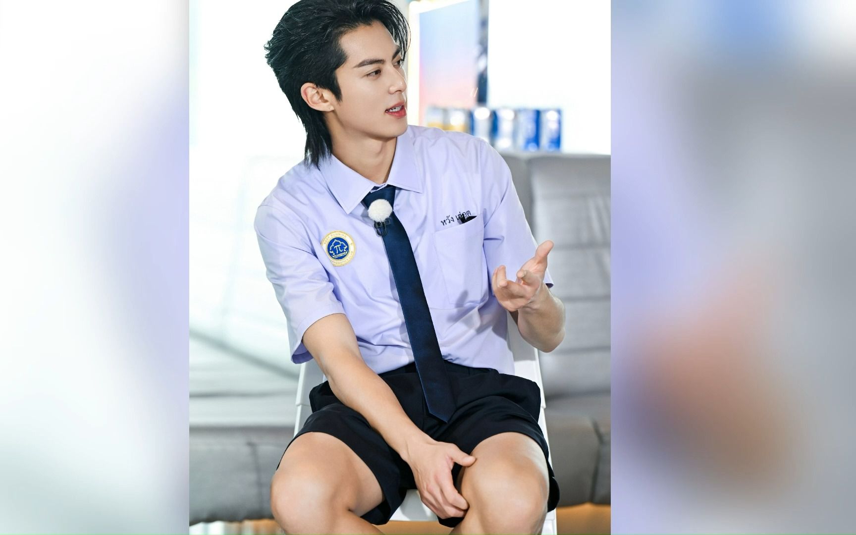 王鹤棣跑男校园造型梦回的道明寺