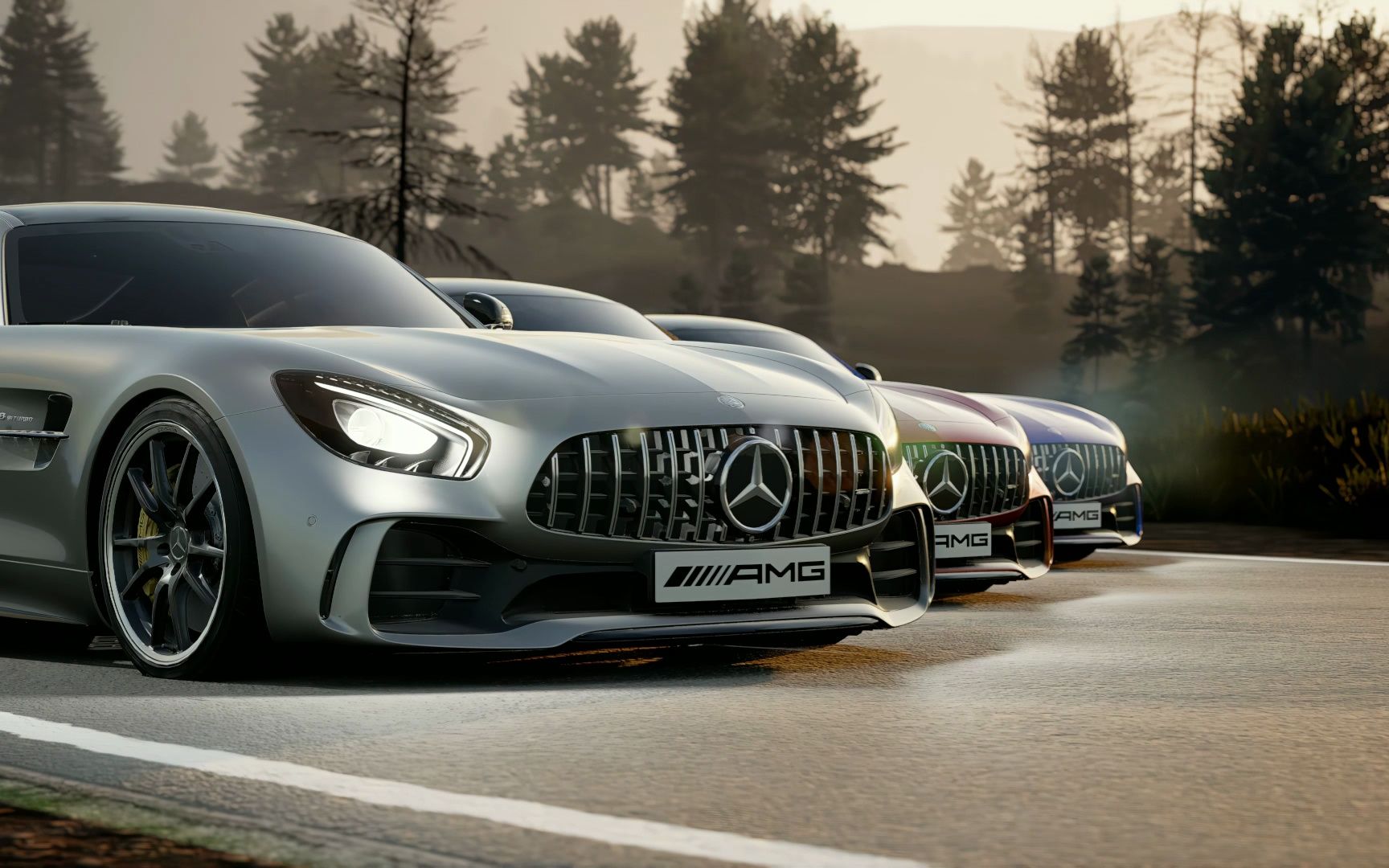 【ue5】奔驰amg-gtr 4k 三维动画