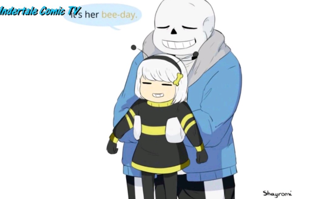 【传说之下漫配】frisk和sans的孩子的生日