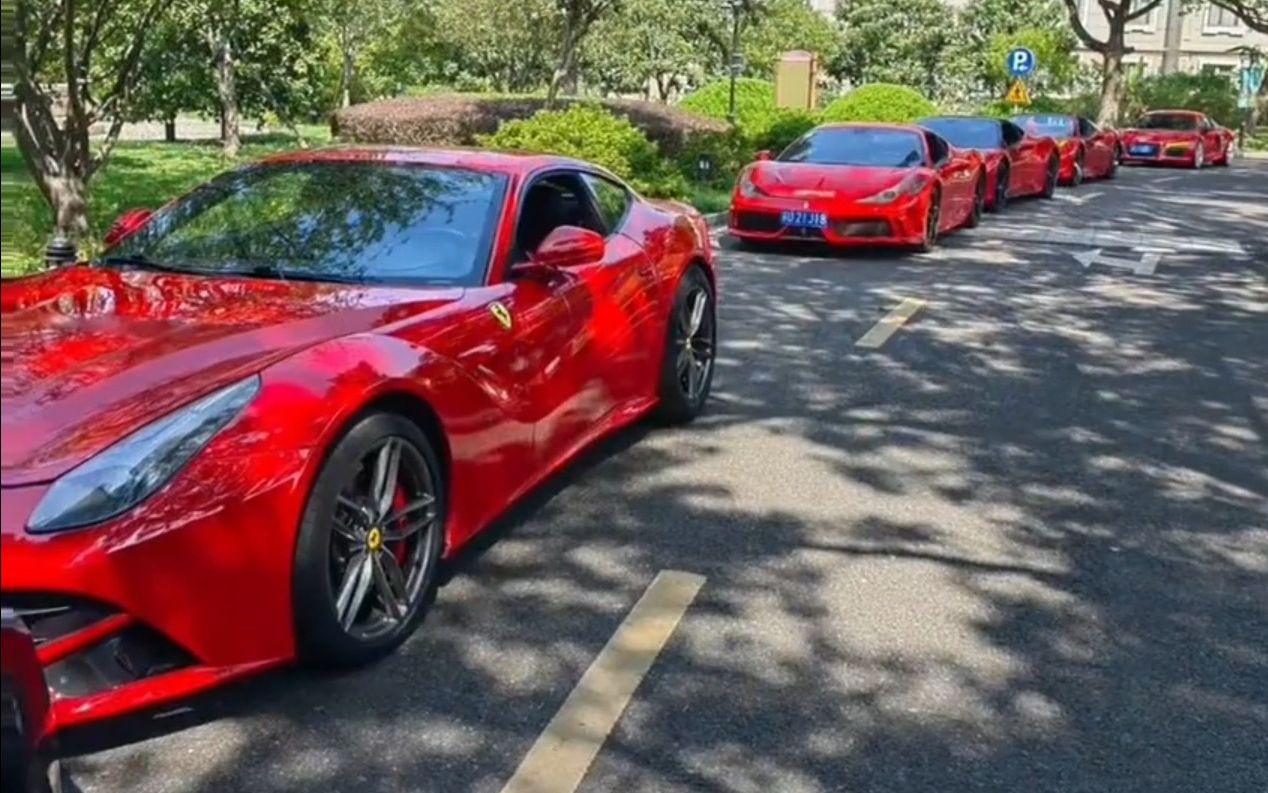 超跑婚车队-霸气剪刀门