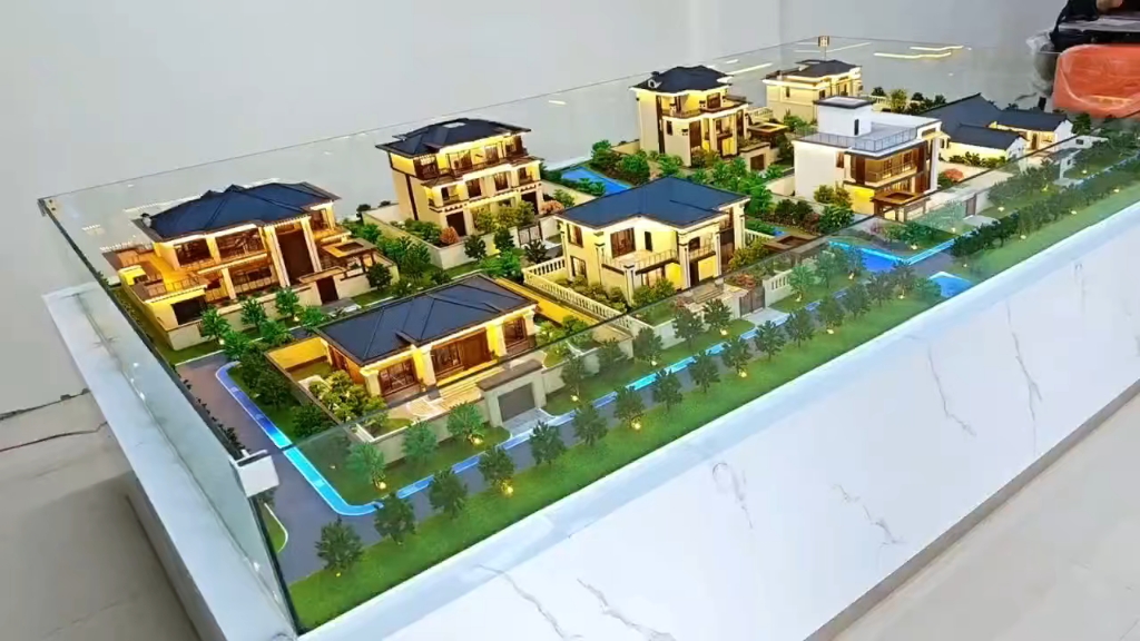 售楼处沙盘模型展现未来生活蓝图