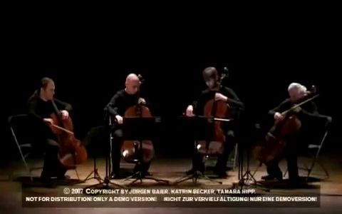 [图]如歌的行板 Rastrelli Cello Quartett - Tchaikovsky Andante Cantabile