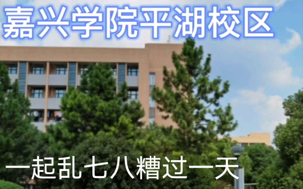 和我一起乱七八糟过一天【嘉兴学院平湖校区】哔哩哔哩bilibili