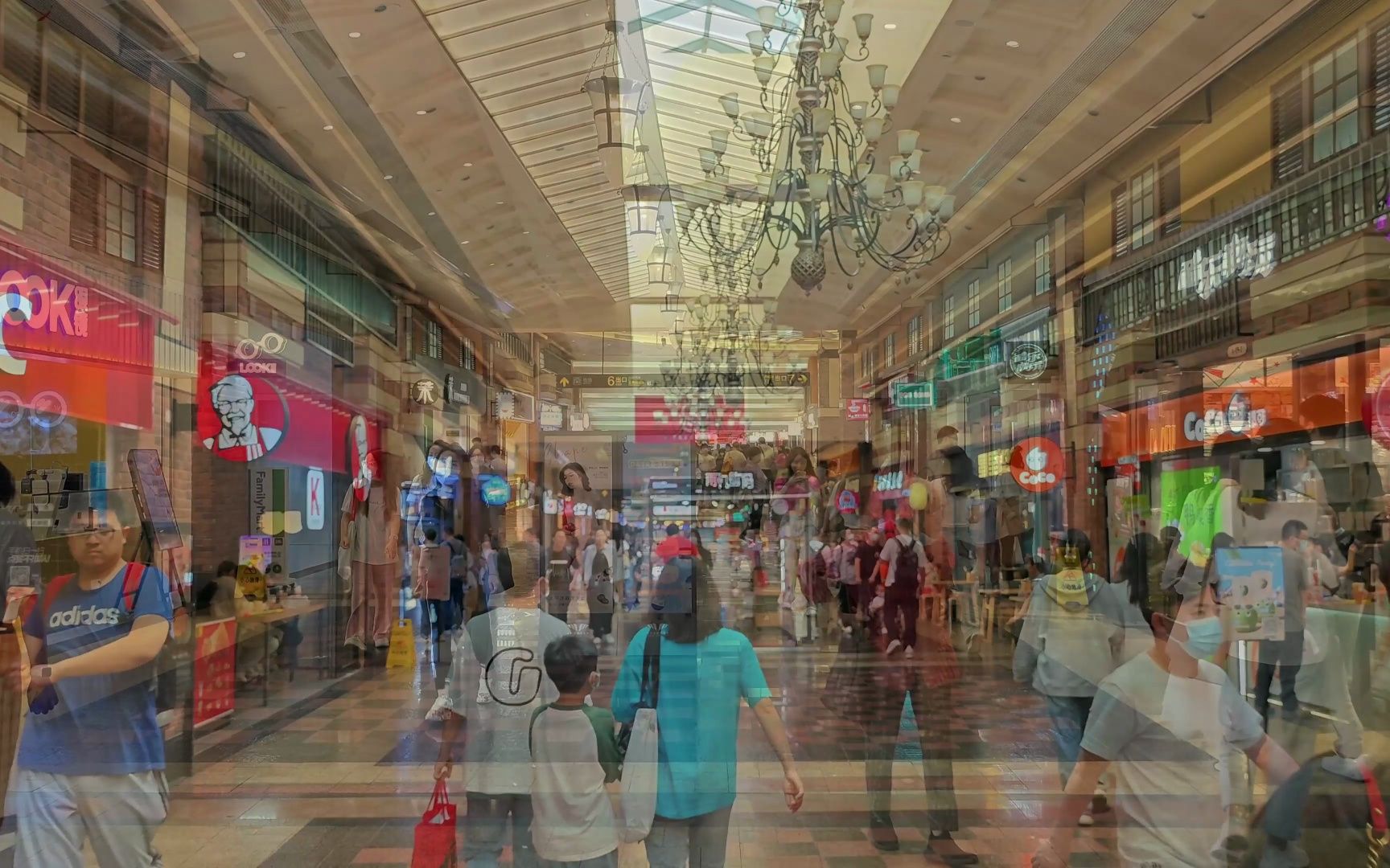 手机随拍五角场地下的太平洋森活天地