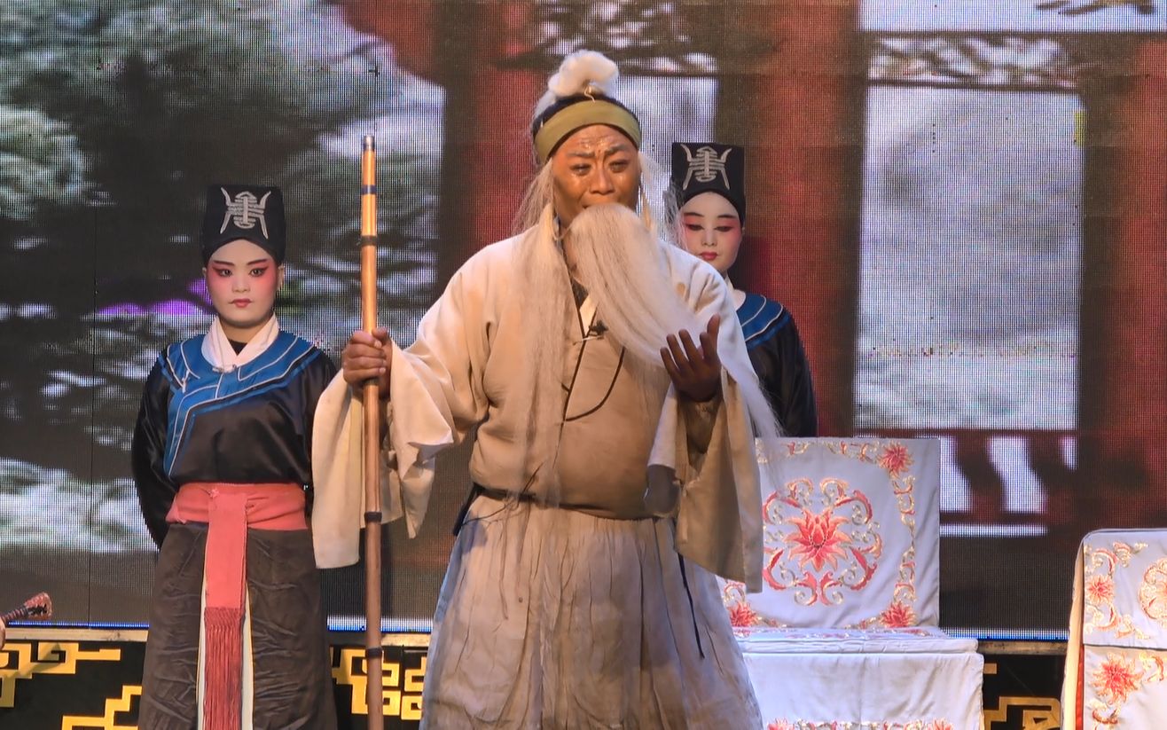 剧团台柱子秦腔《清风亭》,舞台表演声情并茂,唱得感人泪下